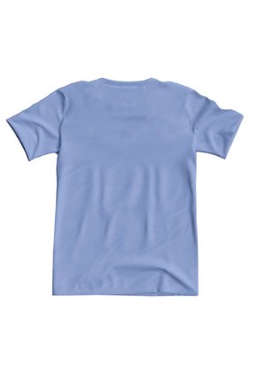 Camiseta Cuello Redondo  AX Hortencia Az Algodón Peruano