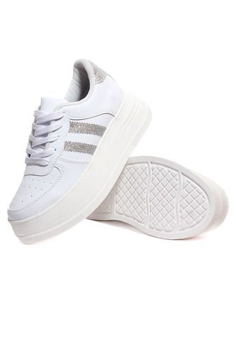 Tenis Mujer Blanco Por Plata AMPL01 ORIGEN