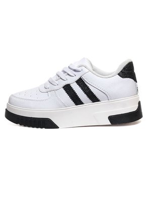 Tenis Mujer Blanco Por Negro AMPL02