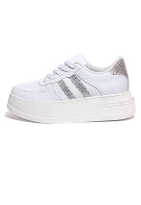 Tenis Mujer Blanco Por Plata AMPL01