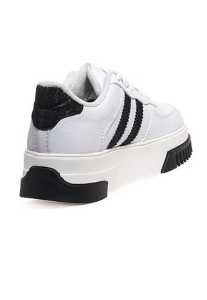 Tenis Mujer Blanco Por Negro AMPL02