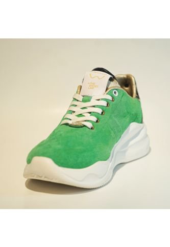 Tenis Mujer Cuero Gamuza Verde Rawcacao Dubai ORIGEN