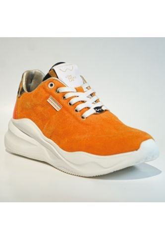 Tenis Mujer Cuero Gamuza Naranja Rawcacao Dubai ORIGEN