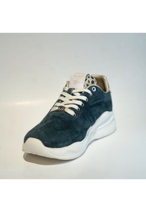 Tenis Mujer Cuero Gamuza Azul Rawcacao Dubai