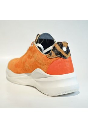 Tenis Mujer Cuero Gamuza Naranja Rawcacao Dubai