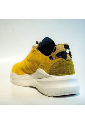 Tenis Mujer Cuero Gamuza Amarillo Rawcacao Dubai