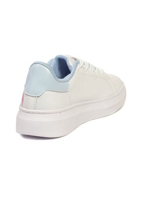 Tenis Mujer Celeste Origen Corazones