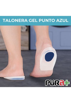 Talonera X1 Set Silicón Gel Punto Azul Purama+