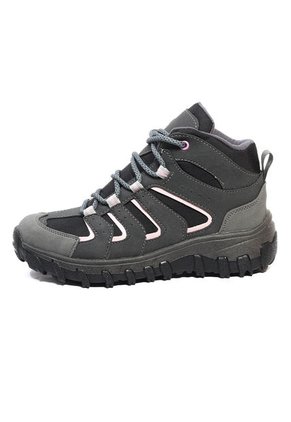 Bota Outdoor Mujer Sintético Origen Makalu Gris Rosado