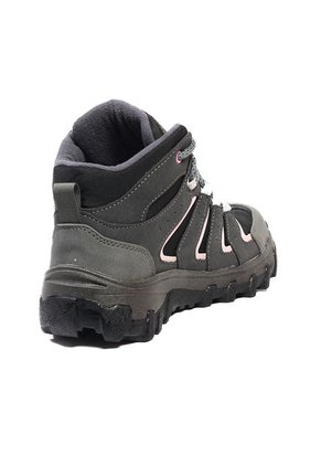Bota Outdoor Mujer Sintético Origen Makalu Gris Rosado