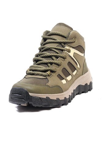 Bota Outdoor Mujer Sintético Origen Makalu Café Rosado ORIGEN
