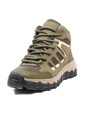 Bota Outdoor Mujer Sintético Origen Makalu Café Rosado