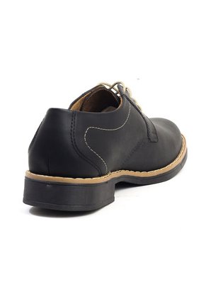 Zapato Hombre Cuero Negro Origen Berna