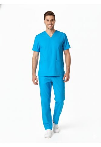 Uniforme Antifluido LS Azul Claro Hombre Origen ORIGEN