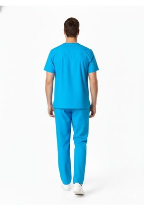 Uniforme Antifluido LS Azul Claro Hombre Origen