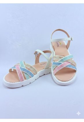 Sandalia Para Niña Multicolor SS 252201