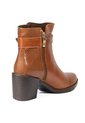 Botines Miel De Tacón Ancho En Cuero Para Mujer ORIGEN Chiara de ORIGEN