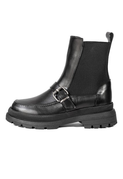 Botines Negros Chelsea Con Plataforma Para Mujer ORIGEN Giulia