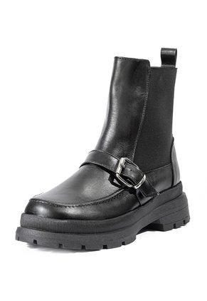 Botines Negros Chelsea Con Plataforma Para Mujer ORIGEN Giulia