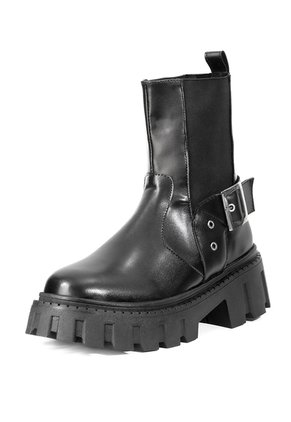 Botines Negros Chelsea De Caña Alta Para Mujer ORIGEN Valentina