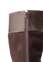 Botas Altas Cafés En Cuero Y Gamuza Para Mujer ORIGEN Toscana de ORIGEN