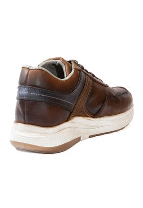 Tenis Blancos En Cuero Para Hombre ORIGEN Fabio