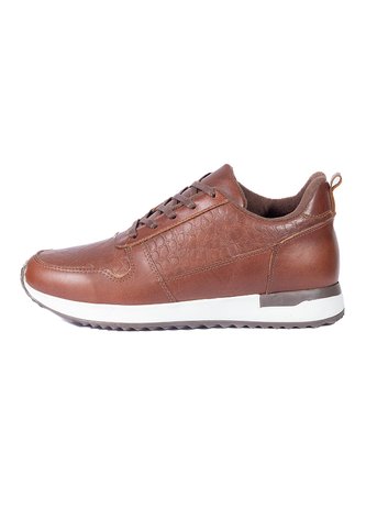 Tenis Casuales Miel En Cuero Para Hombre ORIGEN Adriano ORIGEN