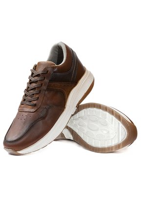 Tenis Blancos En Cuero Para Hombre ORIGEN Fabio