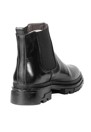 Botas Chelsea Negras En Cuero Para Hombre ORIGEN Salerno