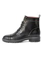 Botas Negras Con Cordones En Cuero Para Hombre ORIGEN Bruno de ORIGEN