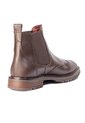 Botines Chelsea Cafés Tipo Brogue En Cuero Para Hombre ORIGEN Lorenzo de ORIGEN