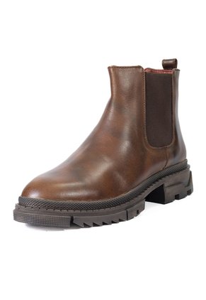 Botas Chelsea Cafés En Cuero Para Hombre ORIGEN Tiziano