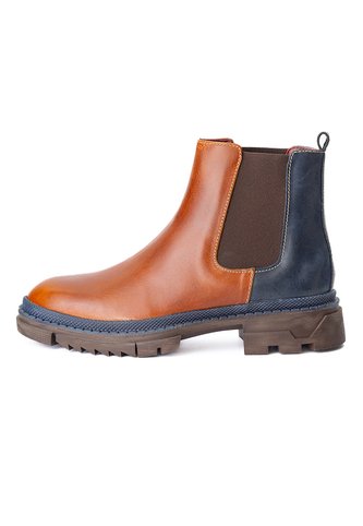 Botas Chelsea Miel En Cuero Para Hombre ORIGEN Marcelo ORIGEN