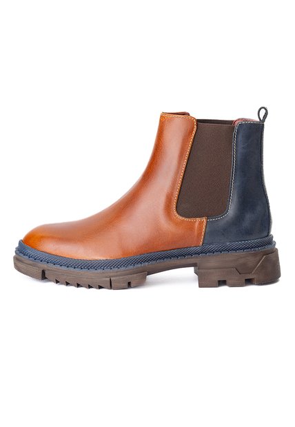 Botas Chelsea Miel En Cuero Para Hombre ORIGEN Marcelo