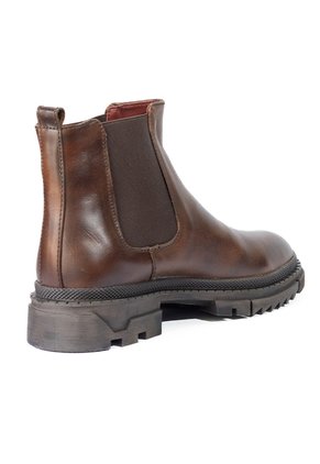 Botas Chelsea Cafés En Cuero Para Hombre ORIGEN Tiziano