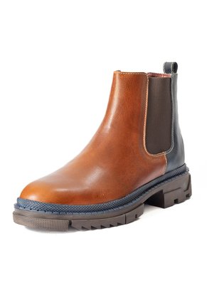 Botas Chelsea Miel En Cuero Para Hombre ORIGEN Marcelo