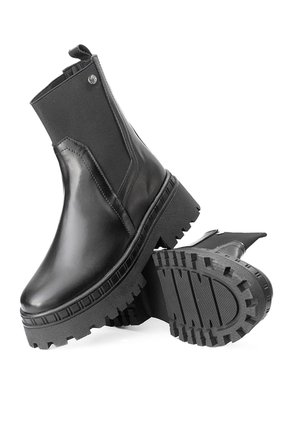 Botines Negros Chelsea Suela Robusta Para Mujer ORIGEN Sabina