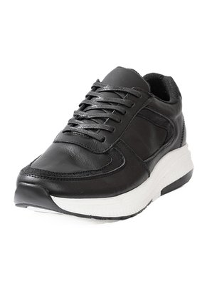 Tenis Blancos En Cuero Y Gamuza Para Hombre ORIGEN Renzo