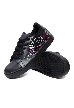 Tenis Mujer Negro Origen Estrellas