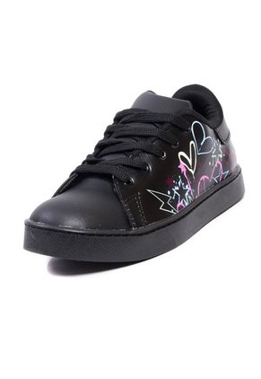 Tenis Mujer Negro Origen Estrellas