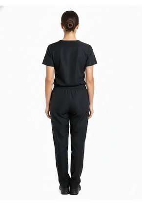 Uniforme Antifluido LS Negro Fucsia Mujer Origen