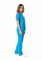 Uniforme Antifluido LS Azul Claro Mujer Origen de ORIGEN