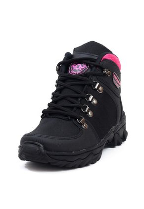 Bota Mujer Negro Por Fucsia Origen M001