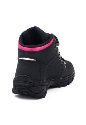 Bota Mujer Negro Por Fucsia Origen M001