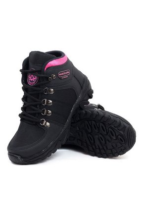 Bota Mujer Negro Por Fucsia Origen M001