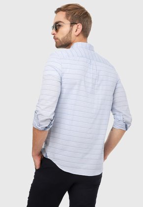 Camisa Azul-Blanco Original Penguin