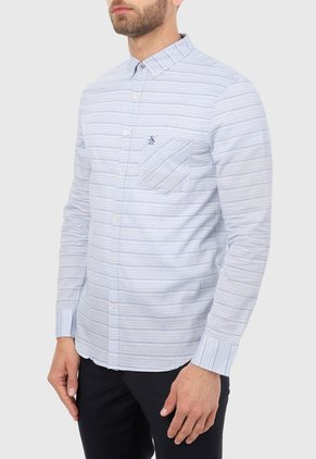 Camisa Azul-Blanco Original Penguin