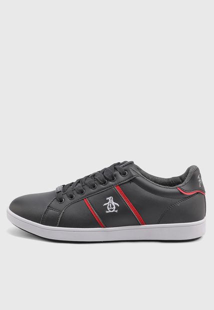 Tenis Lifestyle Negro-Rojo-Blanco Original Penguin Moher