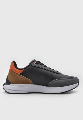 Tenis Lifestyle Negro-Café-Naranja Original Penguin Cruses