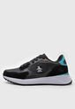 Tenis Lifestyle Negro-Blanco-Turquesa Original Penguin de Original Penguin